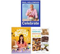 Celebrate Joyful Baking All Year Round, Baking with Kim-Joy & Crazy For Cookies, Brownies & Bars 3 Books Collection Set