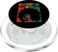 Celebrate Juneteenth Retro African Colors Mujer PopSockets PopGrip para MagSafe