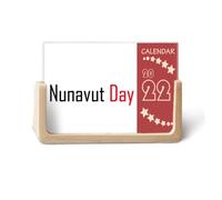 Celebrate Nunavut Day Canada Blessing 2022 Calendario de escritorio planificador de 12 meses