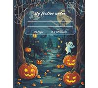 Celebrate the spooky season with this beautifully designed Halloween Festive Notebook! Featuring a magical cover of a Halloween festival surrounded by ... is perfect for jotting down ideas, plans, etc