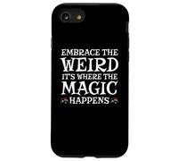 Celebrate The Weirdness, Funky, Strange and Uplifting Vibe Carcasa para iPhone SE (2020) / 7/8