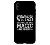 Celebrate The Weirdness, Funky, Strange and Uplifting Vibe Carcasa para iPhone XS MAX