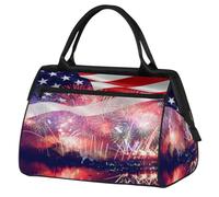 Celebrate USA Independense Day - Bolsa de viaje para mujeres, hombres, niños y niñas, bolsas de fin de semana de Estados Unidos, 24 L, bolsa de cabina para deportes, gimnasio, yoga, color, 24 L,