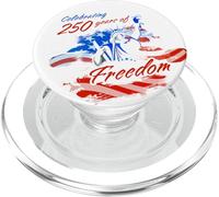 Celebrating 250 Years of Freedom - United States Color PopSockets PopGrip para MagSafe