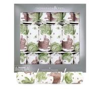 Celebration Crackers Thornback & Peel - Galletas navideñas ecológicas de lujo con diseño de conejo y repollo - Bandeja de 6 x 12 pulgadas - FSC Mix, XTPXM02-FMP