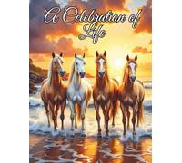 Celebration of Life Funeral Guest Book: Horse and Ocean Memorial Service Sign In Book for Guests to Share Messages, Memories, and Condolences | Beach Sunset Tribute Keepsake for Family and Friends
