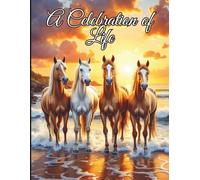 Celebration of Life Funeral Guest Book: Horse and Ocean Memorial Service Sign In Book for Guests to Share Messages, Memories, and Condolences | Beach Sunset Tribute Keepsake for Family and Friends