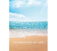 Celebration of Life Guest Book: Funeral Guest Book Memorial Service Guest Book In Loving Memory of Loved Ones | Condolence Remembrance Register Sign ... Blue Sky Sand Beach (Premium Cream Paper)