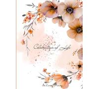 Celebration of Life Memorial Service Funeral Sign-in Guest Book: Spring flowers watercolor illustrated cover