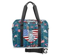 Celebrations American Fneedom Day - Bolsa de viaje para mujeres y hombres, bolsas de fin de semana de 32 L, bolsa de cabina grande para deportes, gimnasio, yoga, color, 32L, Organizador de bolsas