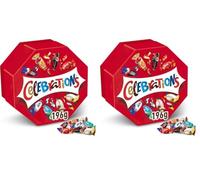Celebrations Caja de Mix de Chocolatinas en formato Mini, chocolate Regalo x 196g (Paquete de 2)