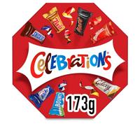 Celebrations, Caja Mezcla de Chocolatinas Mini, Disfruta de un Variedad de Sabores, Ideal como Regalo 173g