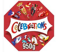 Celebrations, Caja Mezcla de Chocolatinas Mini, Disfruta de un Variedad de Sabores, Ideal como Regalo (950g)