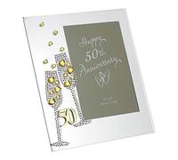 Celebrations Marco de Foto Aniversario 50 Años, para Fotos 4" x 6" (10 cm x 15 cm)