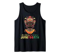 Celebre a Las Mujeres Negras recordando a mis antepasados Juneteenth Camiseta sin Mangas