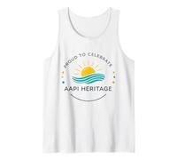 Celebre el Mes de la Herencia de la AAPI Asiático Americano Or Camiseta sin Mangas