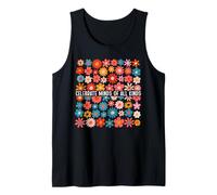 Celebre Mentes de Todo Tipo Conciencia sobre el Autismo Camiseta sin Mangas