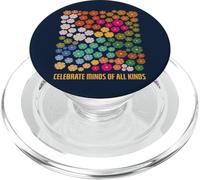 Celebre Mentes de Todo Tipo de Conciencia sobre el Autismo PopSockets PopGrip para MagSafe