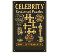 Celebrity Crossword Puzzles: Crossword Puzzles with Easy to Read Print about Celebrities, Fame, Showbiz and More | 6x9 inches, 120 pages | 50+ Puzzles ... Relaxation (Gridman's Themed Puzzle Universe)