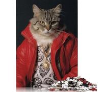 Celebrity Meme Cat Rompecabezas Imposible,desafío for Adults Juego Educativo 1000 Piezas Obra De Arte De Juego De para Adultos, Regalos A Partir De 14 Años 1000pcs (40x28cm)