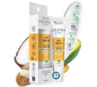 Celenes by Sweden Bálsamo Labial con Hierbas SPF 15 (Paquete de 2) - 10 ml - Protección Solar, Hidratación Intensa con Aceite de Coco y Aguacate, Vegano, Sin Alcohol, Ideal para Todo Tipo de Piel