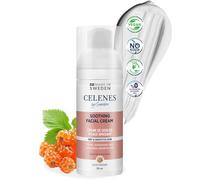 Celenes by Sweden Crema Facial Calmante de Mora Ártica para Piel Seca y Sensible, Nutritiva, Extracto de Abedul y Vitaminas B/C, Vegana, Sin Alcohol, Siliconas, Parabenos ni Aceites Minerales - 50ml
