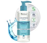 Celenes by Sweden Espuma Limpiadora Facial Térmico 250ml, Desmaquillante Facial Vegano, Gel Limpiador Facial Piel Sensible Y Seca, Limpieza Facial Mujer Y Limpiador Facial Hombre Sin Alcohol/Parabenos