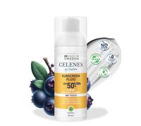 Celenes by Sweden Fluido Protector Solar Facial, Herbal Tacto Seco SPF 50+ - 50ml - Protección de Amplio Espectro para Todo Tipo de Piel, Acabado Mate, Protección UV, Resistente al Agua, Sin Fragancia
