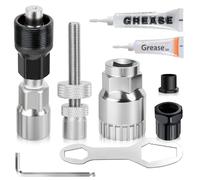 Celepoir Extractor Bielas Bicicleta y Herramientas de Pedalier Kit, Extractor de Bielas de Bicicleta, con Llave Doble, Llave Allen, Herramienta Anticaídas, para Desmontar Biela de Bici