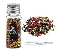 Celepoir Piedras Mechero Kit, 500 Piezas Colores Universal Piedras de Mechero con Pinza, Sustituta Piedra Mechero, Universal Encendedores Accesorio para la Mayoría de Encendedores de Gasolina y Gas