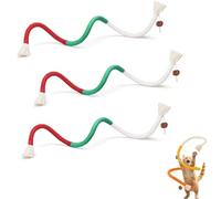 Celery Pets Cat Chew Rope, Natural Cotton & Silvervine Dental Toy, Destructive Chewing Redirect for Kittens, Silent, Odor-Free Play (3PCS-Green)