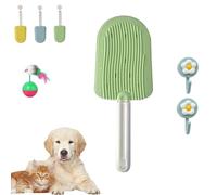 Celery Pets Cat Tongue Comb, Cat Tongue Comb, Cat Tongue Brush For Remove Floating Hair, Cat Tongue Licking Hair Comb, Simulated Cat Tongue Comb For Dog Cat Bunny Pet Grooming Shedding (Green)