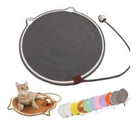 Celery Pets Clawloom Dual Scratching Pad, Celery Pets Sisal Cat Scratcher Mat, 17”/20” Dual Natural Cotton Rope Scratching Mat Pads for Indoor Cats (Gray,20in)