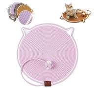 Celery Pets Clawloom Dual Scratching Pad, Dual Scratching Pad for Cats, 17”/20” Dual Scratching Pad, Cat Scratching Mat Natural Cotton Rope Cat Scratching Pad, Furniture Protector (Pink,20 Inch)