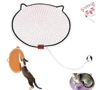 Celery Pets Dual Scratching Pad,Dual Scratching Pad for Cats,Celery Pets Scratching Pads for Indoor Cats,Cat Scratching Mat Natural Cotton Rope,Large Size Cat Bed Cat Scratching Pad with Cat Toy