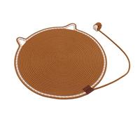 Celery Pets Dual Scratching Pad For Cats, Celery Pets Cat Scratcher Mat, Woven Cotton Pad Cat Scratching Mat Scratch-Resistant and Wear-Resistant (Khaki,43cm)