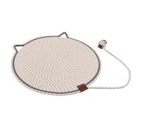 Celery Pets Dual Scratching Pad For Cats, Celery Pets Cat Scratcher Mat, Woven Cotton Pad Cat Scratching Mat Scratch-Resistant and Wear-Resistant (Off-White,43cm)
