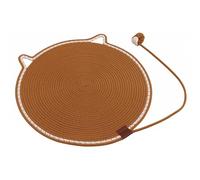 Celery Pets Dual Scratching Pad, Natural Cotton Rope Cat Scratching Mat, Upgraded Sisal Clawloom Dual Scratching Pad, for Indoor Cats,17/20in Scratching Pads with Cat Toy (Colorful,20 in)