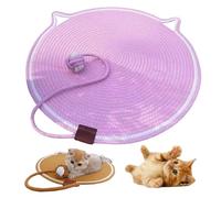 Celery Pets Dual Scratching Pad, Natural Cotton Rope Scratching Pads for Indoor Cats with Cat Toy, Grinding Claws Nails, for Protecting Furniture (Pink,50 CM)