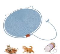Celery Pets Dual Scratching Pad, Scratching Pads for Indoor Cats, 14"/17”/20” Cat Scratcher Mat, Natural Wear-Resistant Cat Scratching Mat, Large Size Cat Bed Cat Scratching Pad (Blue,17in)