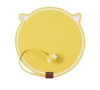 Celery Pets Dual Scratching Pad, Scratching Pads for Indoor Cats, 17”/20” Reversible Durable Cardboard Scratcher for Furniture Protector Grinding Claws Nails (Yellow,20inch)
