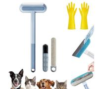 Celery Pets Hair Remover, Celery Multifunctional Hair Removal Brush, Celerypets 4 in 1 Pet Hairs Removal Tool, Reusable, Washable, Adjustable Lint Brush for Sofas Carpets, Clothes, Bedding (1 Pcs)