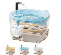 Celery Pets Water Fountain, Celerypets Triple-Filter Pet Water Fountain, 025 New 1.5L Automatic Cat Dog, for Cats Dogs Multi Pets (Blue)