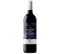 Celeste Crianza, vino tinto español con crianza, elaborado con Tinta Fina, sabores intensos, equilibrio perfecto y carácter propio de la Ribera del Duero.| 1 botella