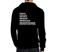 Celeste Luke Mens Hoodies Back Print Sudaderas con capucha personalizadas I Chile Sudadera con capucha, Negro , XL