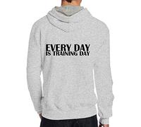 Celeste Luke Mens Hoodies Back Print Sudaderas con capucha personalizadas I Jersey de mezcla gráfica personalizada, gris, XXL