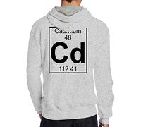 Celeste Luke Mens Hoodies Back Print Sudaderas con capucha personalizadas Tatuaje de caballo Darr Personalizado Graphic Blend Pullover, Gris, M