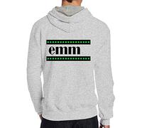 Celeste Luke Mens Hoodies Back Print Sudaderas personalizadas How About A Nice Hot Cup of Lies Sudadera con capucha, Gris, XL