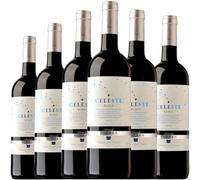 Celeste Roble, vino tinto joven con paso por roble, elaborado con Tinta Fina en Ribera del Duero. Frescura frutal con matices tostados ideales para maridar.| 6 botellas