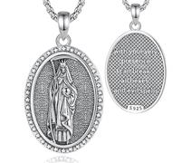 CELESTIA Colgante Santa Muerte Collar Guadaña Parca Plata 925 Collar Halloween Gotico Joyería Gotica Regalo para Mujer Amuletos de Proteccion Esoterismo Acero Inoxidable Cadena